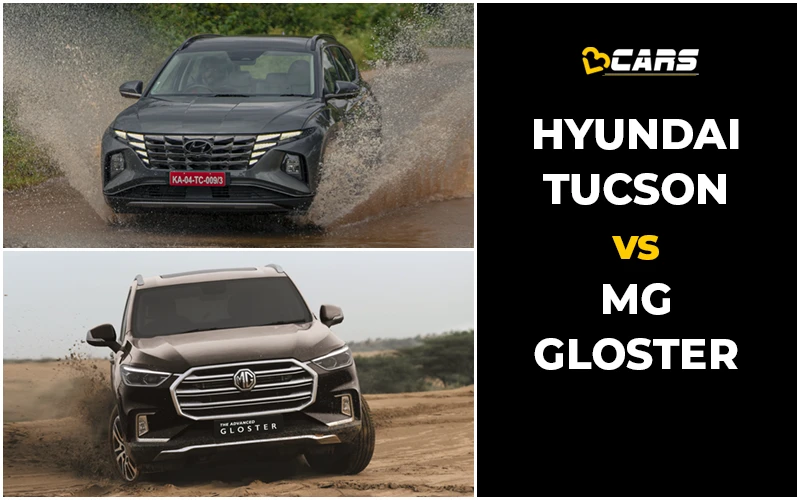 Hyundai Tucson Vs MG Gloster